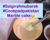 A picture of step 3 of Marble Cake 😋 without oven & without baking powder.