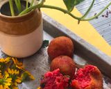 A picture of step 5 of Beetroot cheese croquettes.