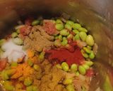 A picture of step 5 of Edamame beans Pulao 😋.