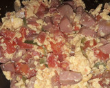 Foto del paso 9 de la receta: Huevos con chorizo / Omelette XL / Huevos revueltos 🍳
