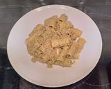 Foto del paso 6 de la receta: Macarrones con Soja texturizada a la mostaza (Trampantojo macarrones a la carbonara)