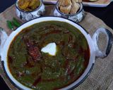 सरसों का साग मक्के की रोटी (sarson ka saag makke ki roti recipe in Hindi) रेसिपी चरण 4 फोटो