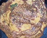 A picture of step 3 of Potato stuffed besan chilla.