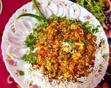 A picture of step 8 of Paneer Bhurji.