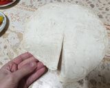 Pas rețetă Triunghi de tortilla umplut 1 fotografie