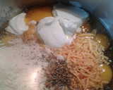 A picture of step 3 of No Crust Quiche.