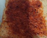A picture of step 3 of Potato and Mayo toast.