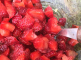 Homemade strawberry jam