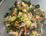 Une image de l'étape 1 de Quiches aux légumes.