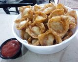 A picture of step 6 of Chicken wontons.