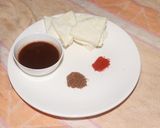 A picture of step 1 of Panner pakora.