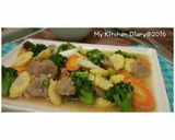 Foto langkah ke 6 dari resep Cah Sayur Triwarna.