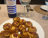Foto del paso 9 de la receta: Hojaldre con cebolla caramelizada, queso de cabra y virutas de jamón