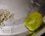 A picture of step 6 of Kaju pista roll.