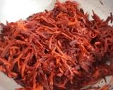 A picture of step 3 of Beetroot Carrot Halwa.