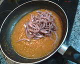 Foto del paso 5 de la receta: Bacalao con ajada, gambas y patas de rejos
