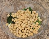 A picture of step 3 of Chickpea and Potato Salad with Yogurt Dressing.