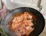 รูปขั้นตอนการทำที่ 2 ของ น้ำพริกอ่องอกไก่ (คลีน)
