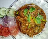 A picture of step 4 of Baingan (brinjal) ka bharta.
