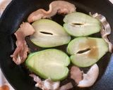 A picture of step 1 of California Farm Cheese Stuffed Squash.