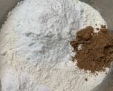 Cauliflower chocolate cake with chocolate leaves recipe step 3 photo