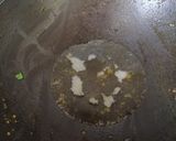 A picture of step 2 of Poondu milagu kulambu.