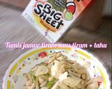 Foto langkah ke 4 dari resep Tumis jamur tiram saus tiram+ tahu.