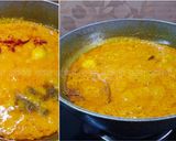 ओल्या हळदीची भाजी (olya haldichi bhaji recipe in marathi) रेसिपी स्टेप 4 फोटो 