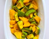 A picture of step 5 of Quick Mango and Avocado Salad.
