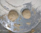 A picture of step 1 of Roti roll.