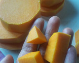 Foto del paso 1 de la receta: Mermelada de calabaza y naranja💜