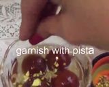 A picture of step 8 of Bread Gulab Jamun.