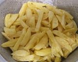 A picture of step 2 of Chips Masalla#potato contest.