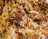 A picture of step 5 of Chicken Biryani.