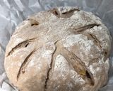 Foto langkah ke 4 dari resep No Knead Cinnamon Cranberry Raisin Almond Bread.