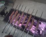 A picture of step 6 of BBQ gola kabab.