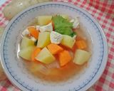 รูปขั้นตอนการทำที่ 6 ของ ซุปไก่มันฝรั่ง