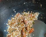 A picture of step 3 of Masala oats.