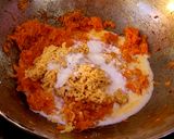 A picture of step 3 of Gajar Halwa with Honey.
