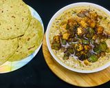 A picture of step 8 of Paneer chingari.
