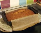 A picture of step 10 of Vickys Syrup Loaf Cake, GF DF EF SF NF.