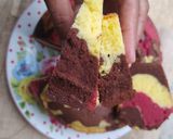 Foto langkah ke 6 dari resep Marmer Cake.