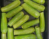 A picture of step 4 of Fried stuffed Zucchini.