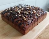 Foto del paso 13 de la receta: Brownie de turrón de Jijona con chocolate y piñones (sin gluten)
