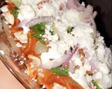 A picture of step 14 of Enchiladas Rojas.