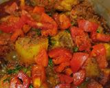 A picture of step 14 of Al rehman biryani.
