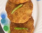 A picture of step 12 of Shegaon kachori.