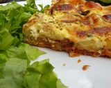 Une image de l'étape 10 de Quiche pommes de terre chorizo et mozzarella.