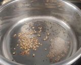 A picture of step 3 of Paruppuarisi saatham.