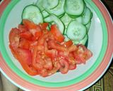 A picture of step 4 of Jollop rice and macaroni with vegetable souce.